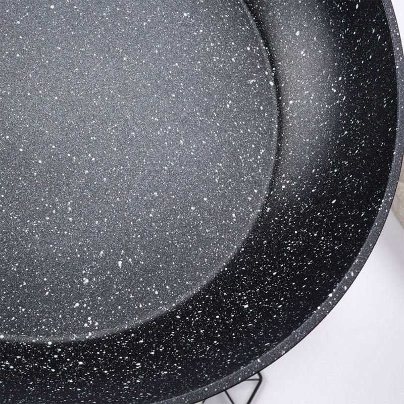ZESTAW 3 PATELNI GRANITOWYCH BLACK&WOOD 20/24/28 cm 199011 - obrazek 8