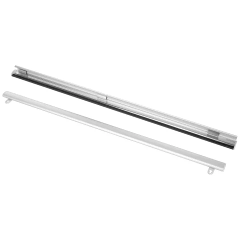 Listwa aluminiowa do zawieszania plakatu KLIP 2x70cm + przyssawka 45mm x2szt z haczykiem