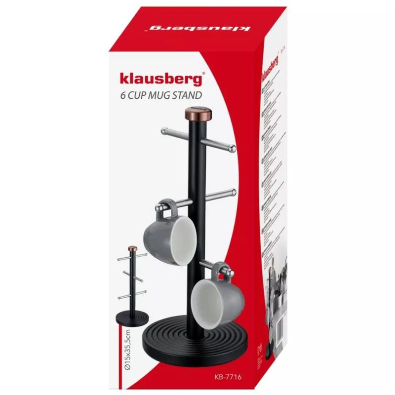 STOJAK UCHWYT NA KUBKI FILIŻANKI KLAUSBERG KB-7716 - obrazek 9