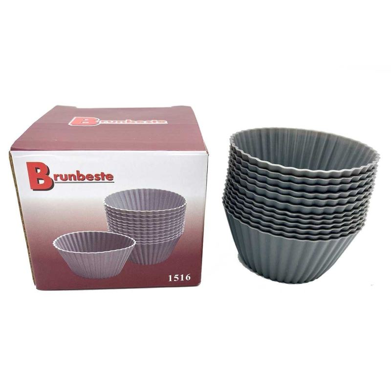SILIKONOWE FOREMKI DO PIECZENIA MUFFINEK 12szt. 1516 - obrazek 2
