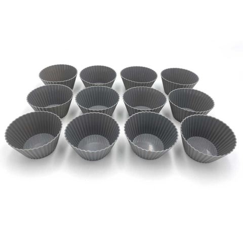 SILIKONOWE FOREMKI DO PIECZENIA MUFFINEK 12szt. 1516