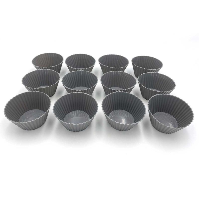 SILIKONOWE FOREMKI DO PIECZENIA MUFFINEK 12szt. 1516