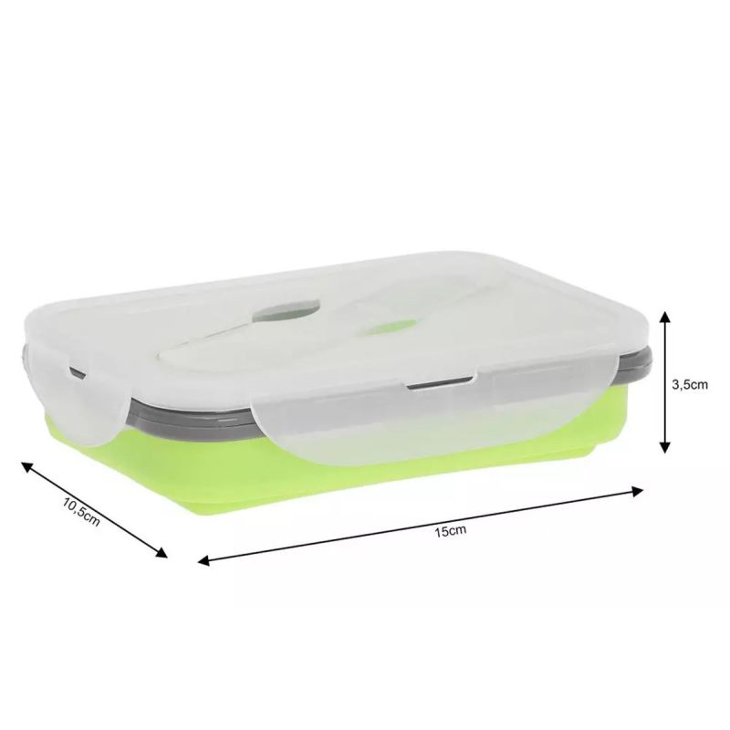 SILIKONOWY SKŁADANY LUNCH BOX KLAUSBERG KB-7021 - obrazek 7