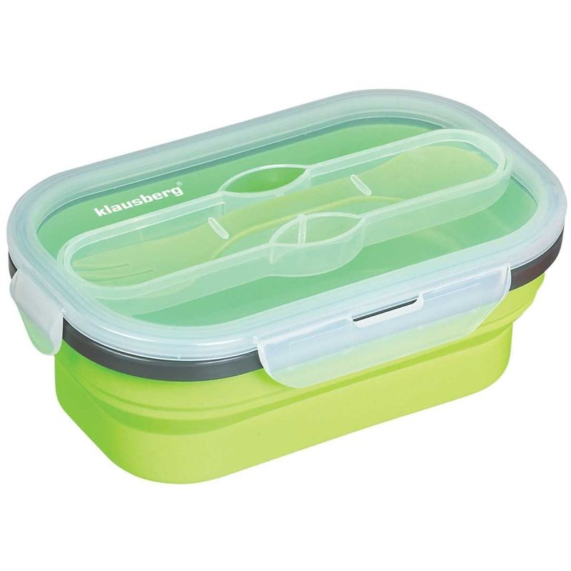 SILIKONOWY SKŁADANY LUNCH BOX KLAUSBERG KB-7022 - obrazek 2