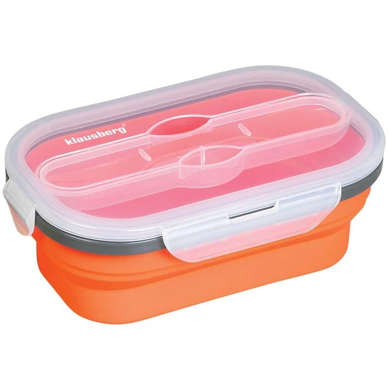 SILIKONOWY SKŁADANY LUNCH BOX KLAUSBERG KB-7022 - obrazek 3
