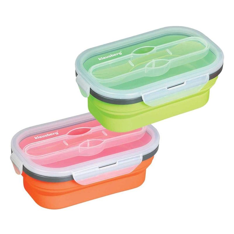 SILIKONOWY SKŁADANY LUNCH BOX KLAUSBERG KB-7022