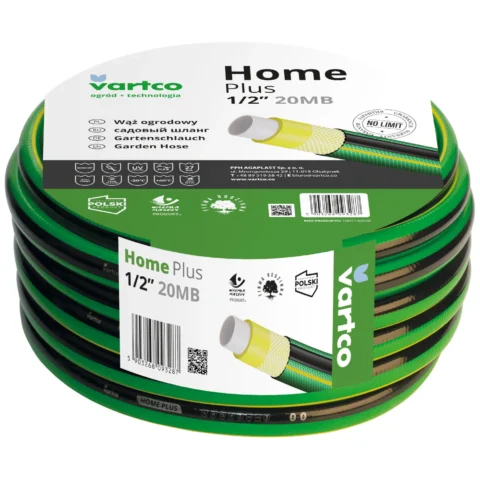 Wąż ogrodowy Vartco Home Plus 1/2" 20m