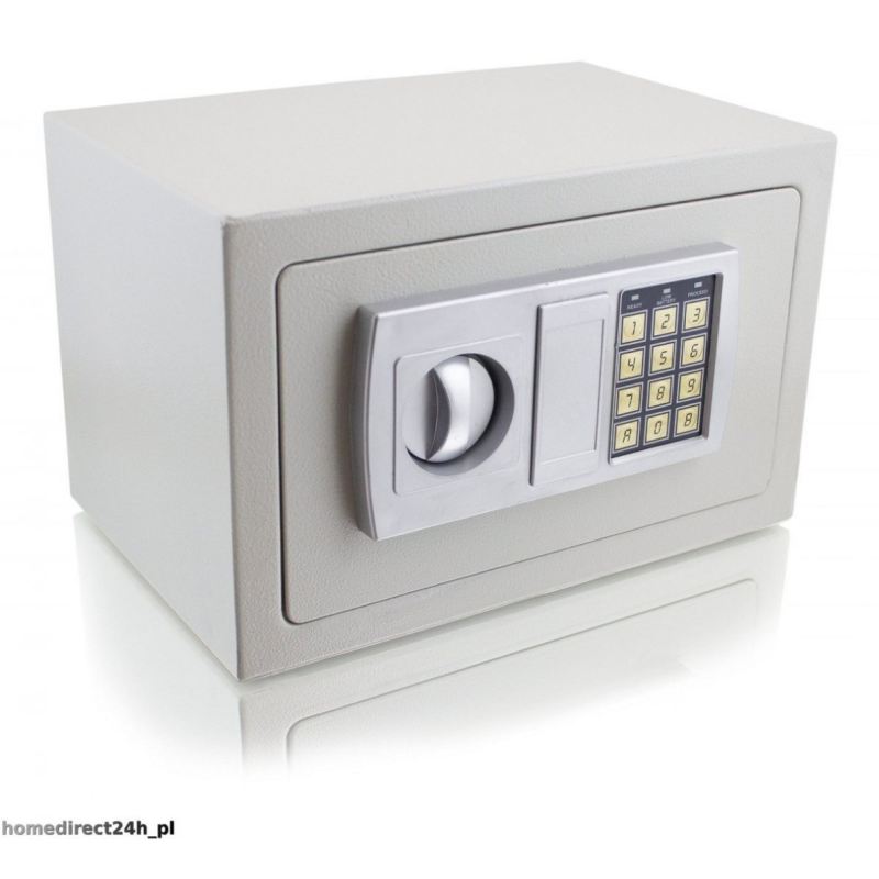 SEJF MEBLOWY ELEKTRONICZNY JASNY SZARY