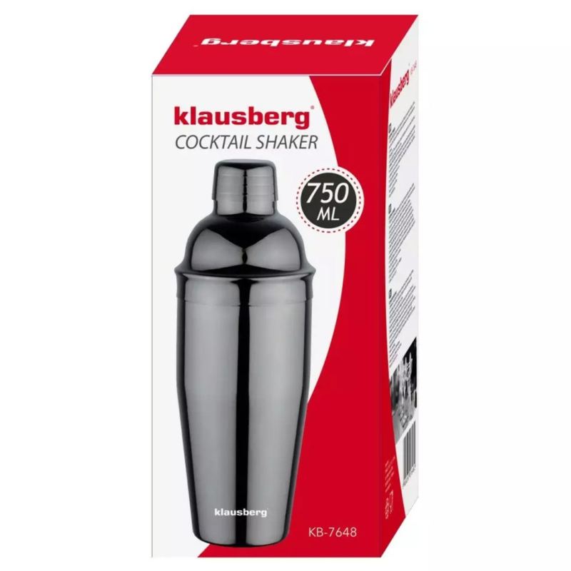 SHAKER BARMAŃSKI DO KOKTAJLI 750ml KLAUSBERG KB-7648 - obrazek 5