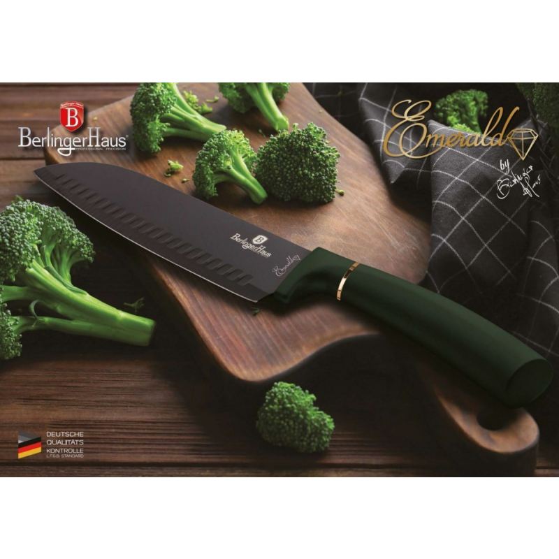 ZESTAW NOŻY BERLINGER HAUS BH-2563 EMERALD W STOJAKU - obrazek 3