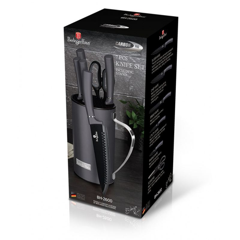 ZESTAW NOŻY BERLINGER HAUS BH-2600 W STOJAKU - obrazek 4