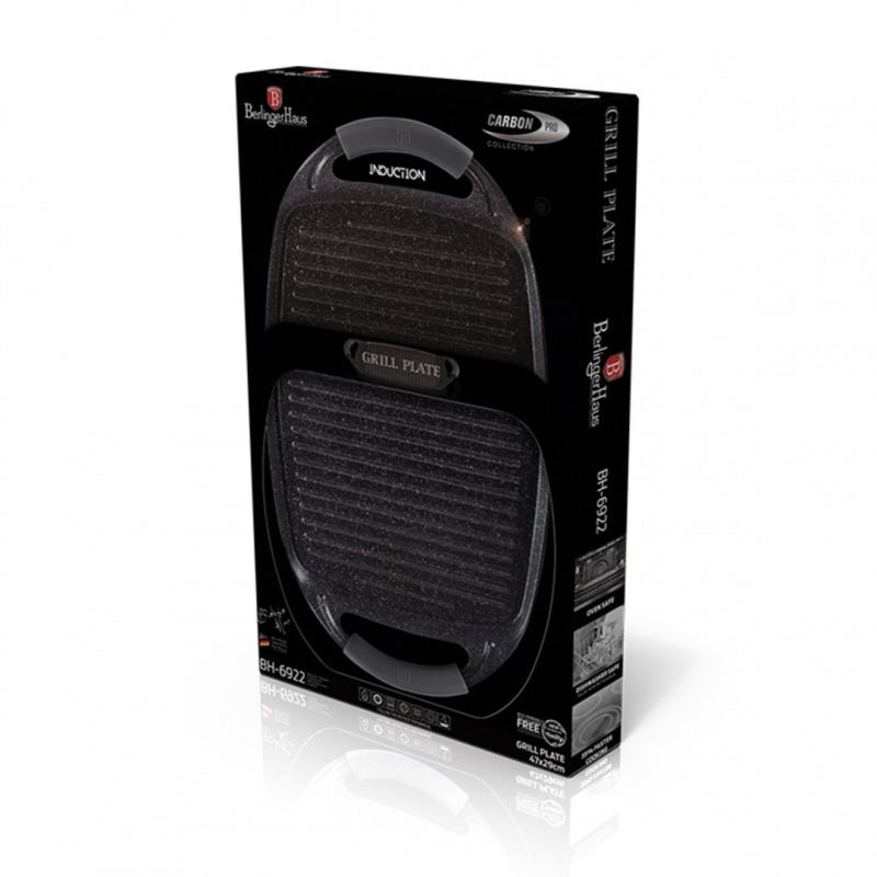 TACA PŁYTA GRILLOWA BERLINGER HAUS BH-6922 CARBON PRO - obrazek 5