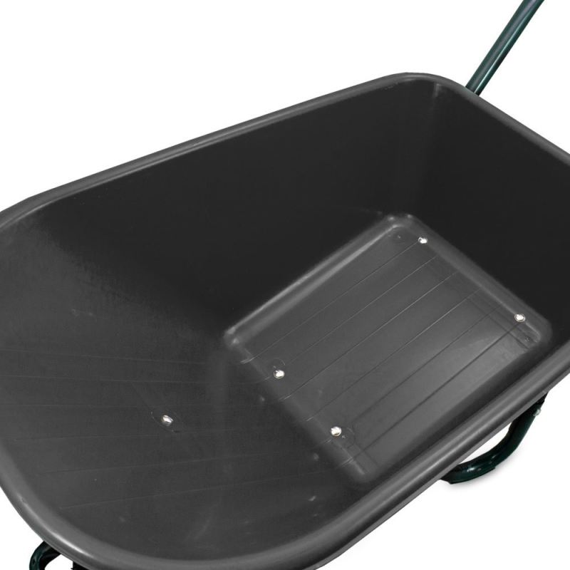 Taczka Ogrodowa 100L 250kg Lekka z PVC i Kołem Pompowanym Stabilna Wytrzymała - obrazek 8