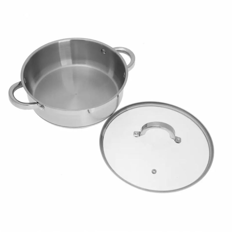 GARNEK PŁASKI Z POKRYWĄ 26cm KLAUSBERG KB-7173 - obrazek 2