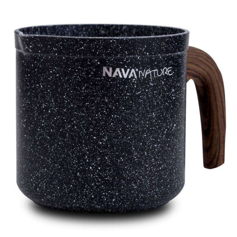 GARNEK RONDEL GRANITOWY DO MLEKA 1L NAVA NATURE - obrazek 2