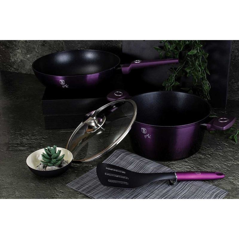 GARNEK TYTANOWY 24cm BERLINGER HAUS BH-6629 PURPLE - obrazek 6