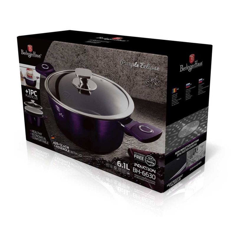 GARNEK TYTANOWY 28cm BERLINGER HAUS BH-6630 PURPLE - obrazek 7