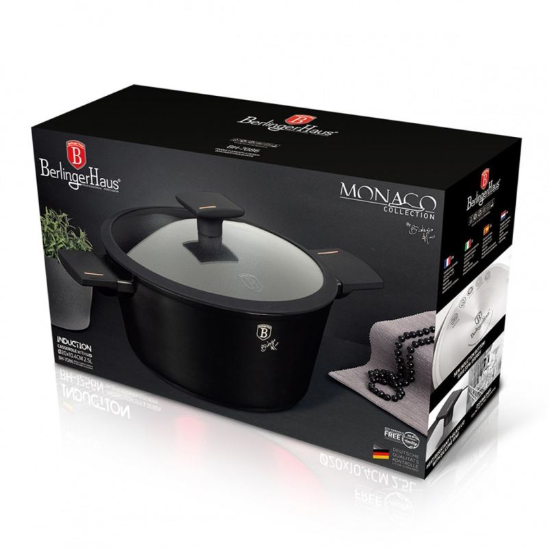 GARNEK TYTANOWY 24cm BERLINGER HAUS BH-7087 MONACO - obrazek 5