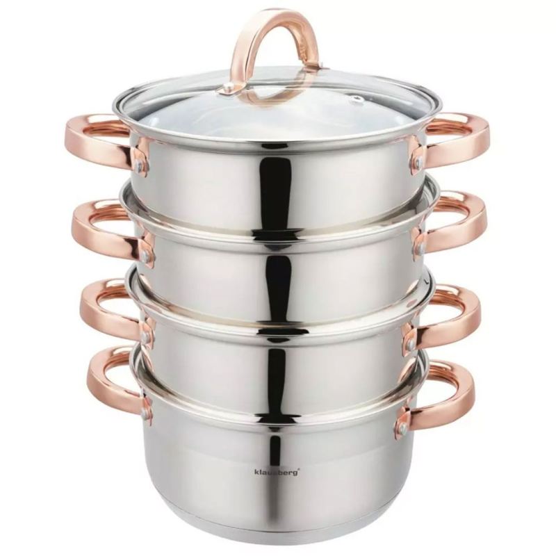 GARNEK NA PARĘ KLAUSBERG 5 ELEM. 20cm KB-7730 ROSE GOLD - obrazek 3