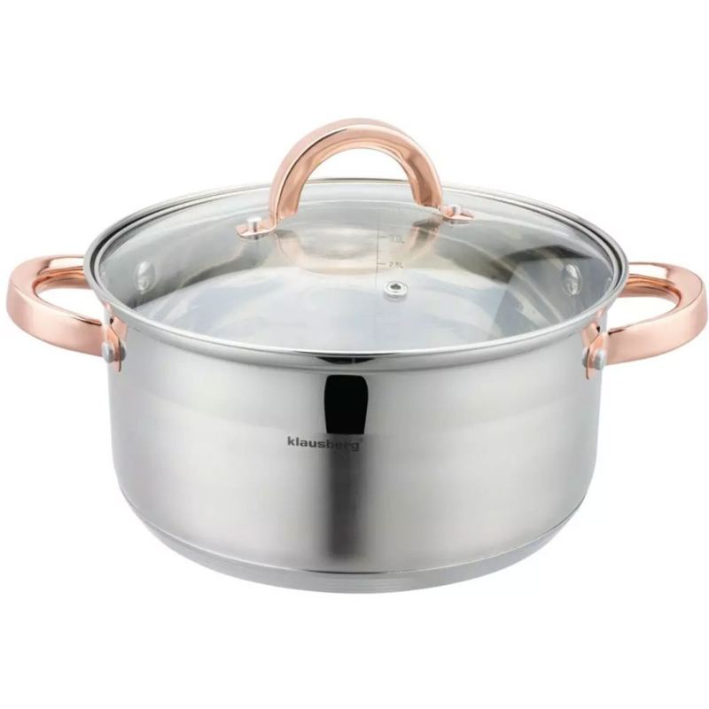 GARNEK NA PARĘ KLAUSBERG 5 ELEM. 22cm KB-7733 ROSE GOLD - obrazek 4