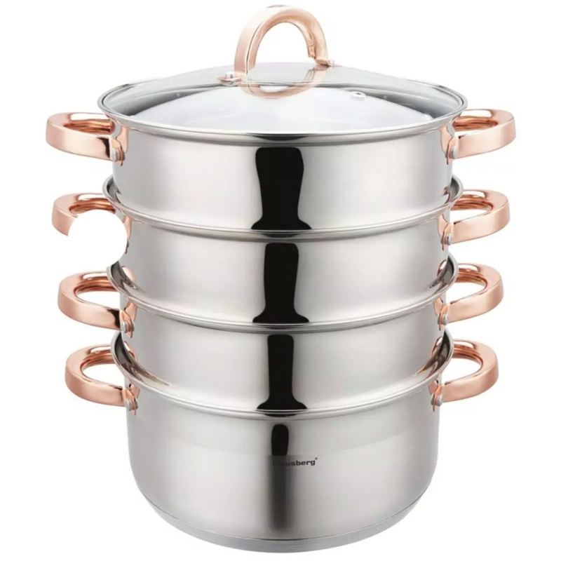 GARNEK NA PARĘ KLAUSBERG 5 ELEM. 24cm KB-7736 ROSE GOLD - obrazek 3