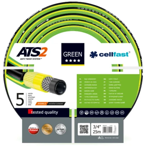 Wąż ogrodowy Cellfast Green ATS2 3/4" 25m