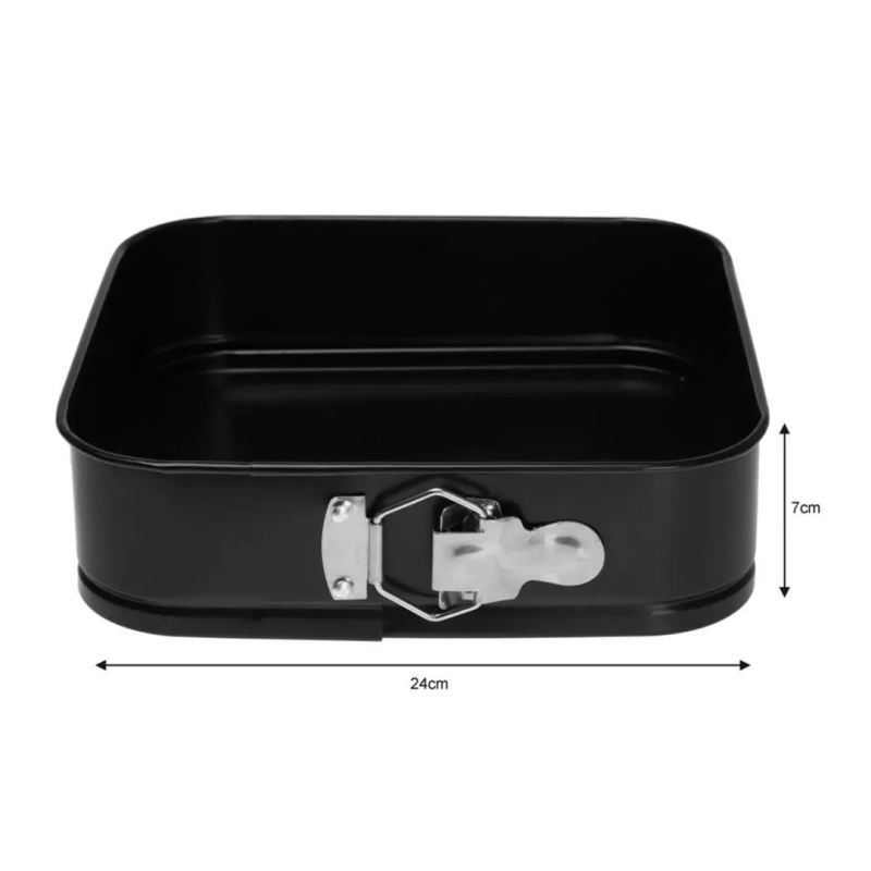 FORMA TORTOWNICA KWADRATOWA 24cm KINGHOFF KH-1539 - obrazek 4