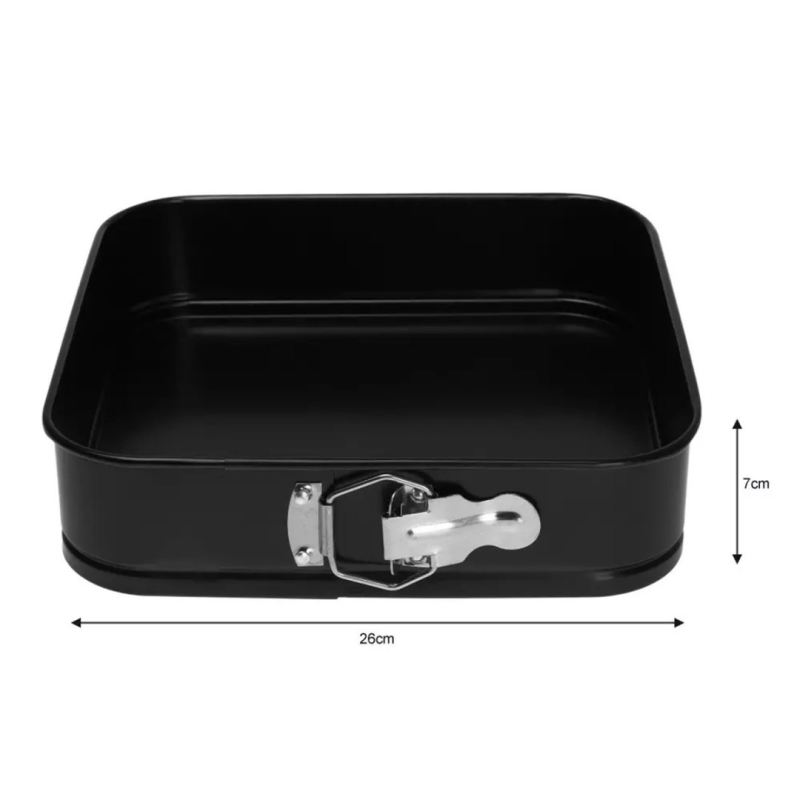 FORMA TORTOWNICA KWADRATOWA 26cm KINGHOFF KH-1540 - obrazek 4