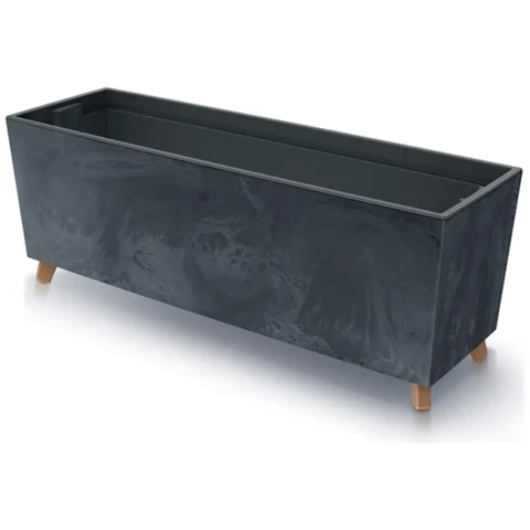 Doniczka URBI CASE BETON EFFECT N DUC800NE - antracytowy