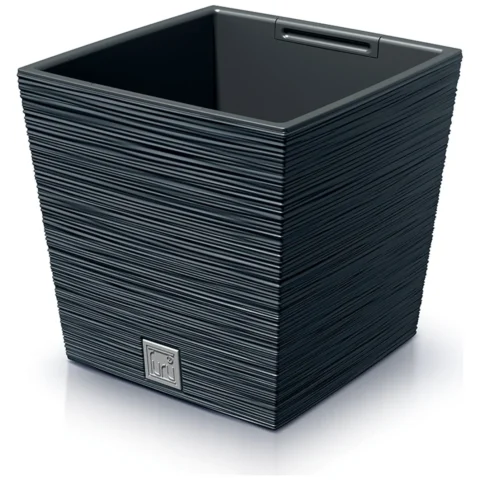 Doniczka FURU SQUARE LOW DFS300 - antracytowy