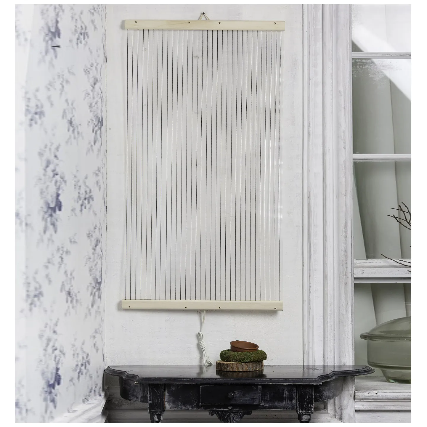 Grzejnik na podczerwień - giętki panel grzewczy 430W TRIO wzór 14 przeźroczysty, wymiary 100x57cm z regulatorem - obrazek 2