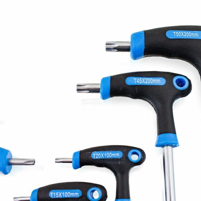 Śrubokręty Torx 9 szt. T10-T50 Ergonomiczne Uchwyty Stal Chromowo-Wanadowa - obrazek 2