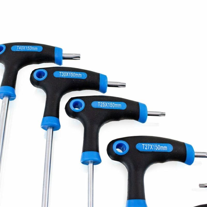 Śrubokręty Torx 9 szt. T10-T50 Ergonomiczne Uchwyty Stal Chromowo-Wanadowa - obrazek 3