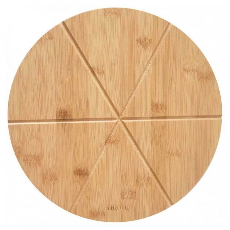 TACA DESKA DREWNIANA DO PIZZY 35cm KINGHOFF KH-1565