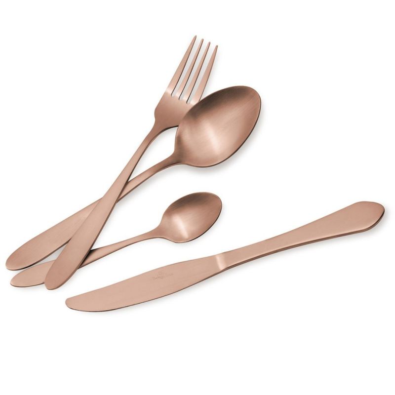 SZTUĆCE 24 ELEM. BERLINGER HAUS BH-3076 SATYNA ROSE GOLD - obrazek 4