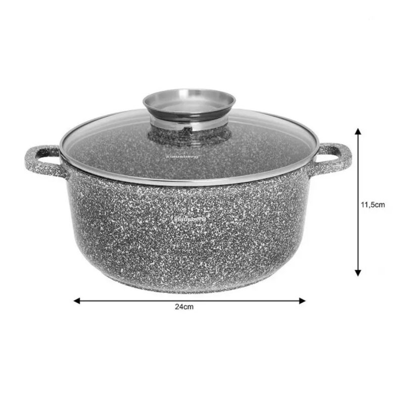GARNEK MARMURKOWY 3,3L 22cm KLAUSBERG KB-7521 - obrazek 4