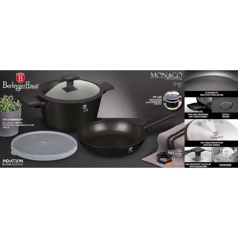 GARNEK I PATELNIA TYTANOWA BERLINGER HAUS BH-7098 MONACO - obrazek 6