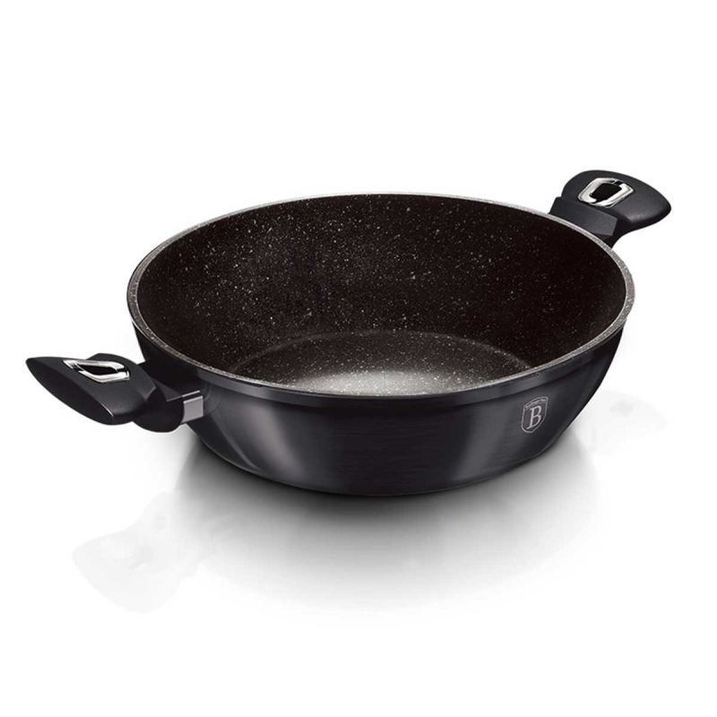 GARNEK GRANITOWY WOK 28cm BERLINGER HAUS BH-7111 CARBON PRO - obrazek 5