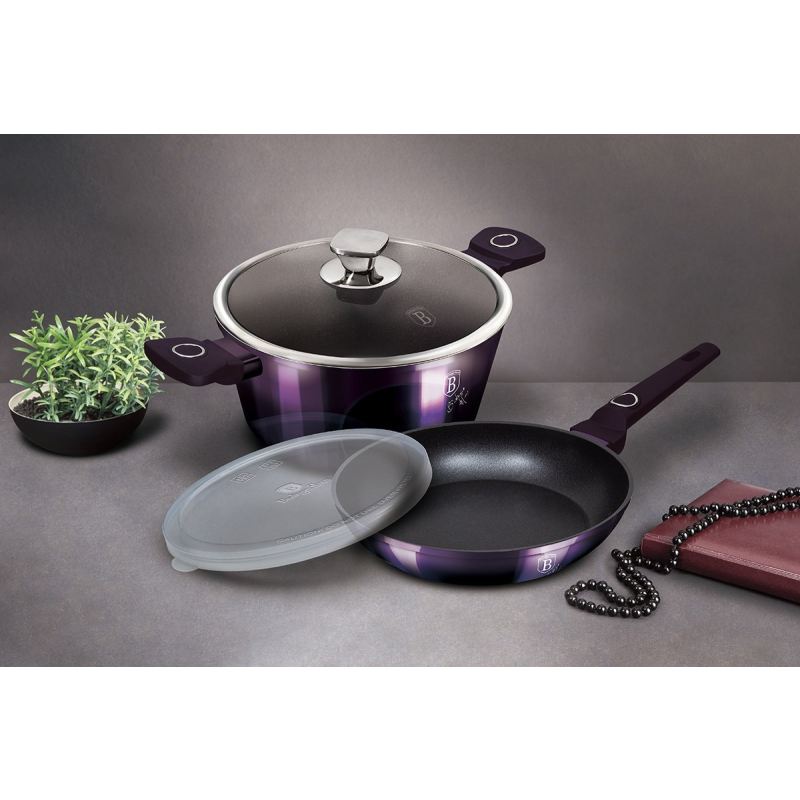 GARNEK I PATELNIA BERLINGER HAUS BH-7102 PURPLE - obrazek 2