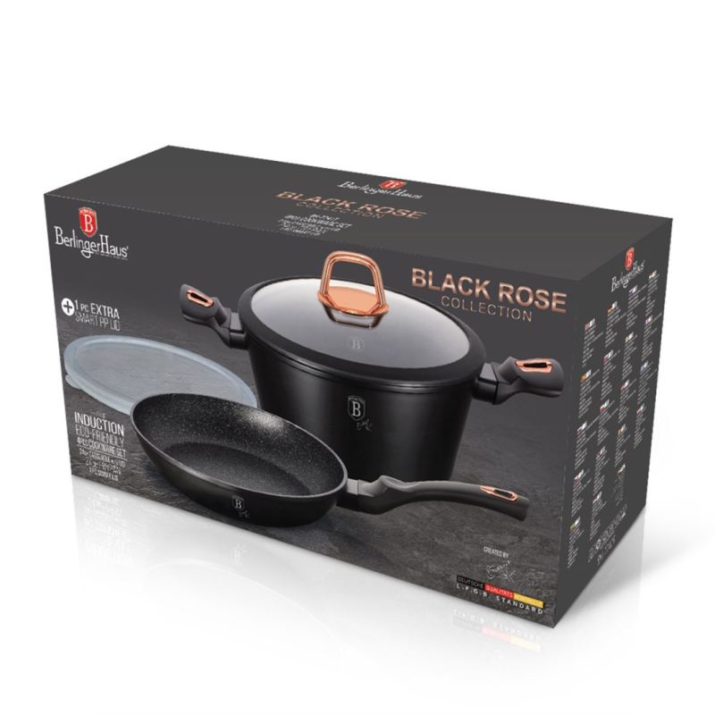 GARNEK I PATELNIA BERLINGER HAUS BH-7741 BLACK ROSE - obrazek 6