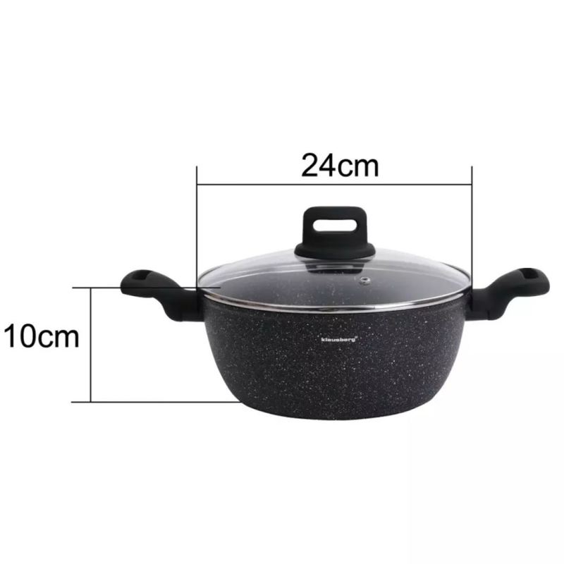 GARNEK MARMURKOWY KLAUSBERG 24cm 3,7L KB-7671 - obrazek 7
