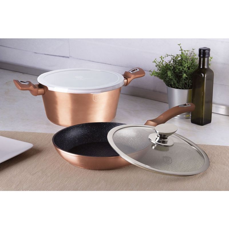 GARNEK I PATELNIA BERLINGER HAUS BH-6200 ROSE GOLD - obrazek 4
