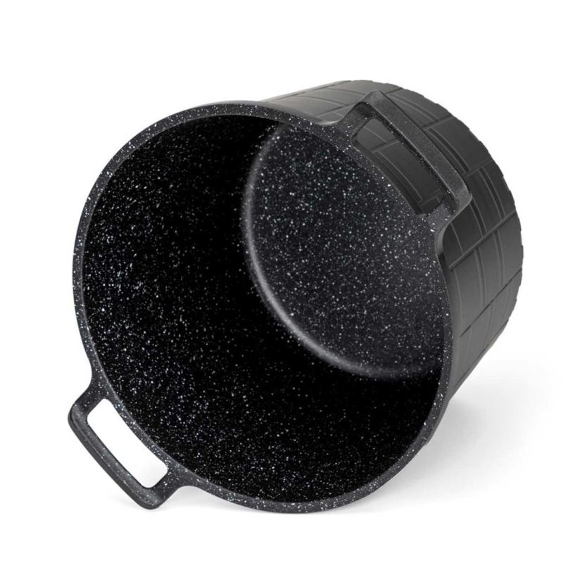 GARNEK GRANITOWY Z POKRYWĄ 24cm 6,5L E-7032 - obrazek 5