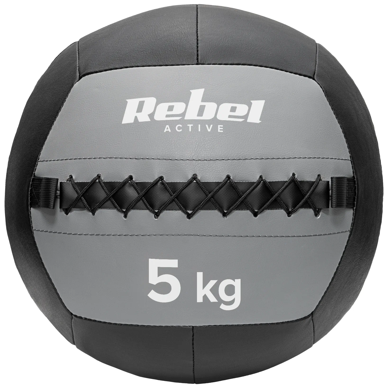 Piłka lekarska do ćwiczeń 5 kg REBEL ACTIVE - obrazek 3