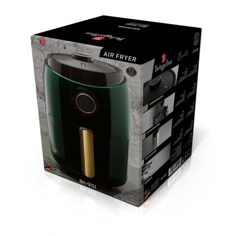 FRYTOWNICA BEZTŁUSZCZOWA BERLINGER HAUS BH-9151 EMERALD - obrazek 3