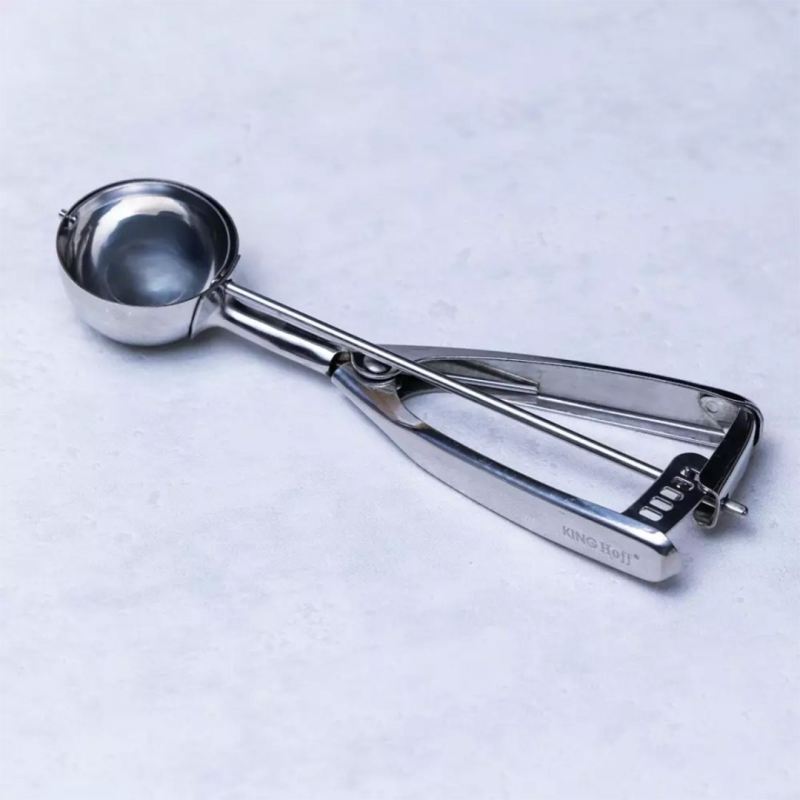 GAŁKOWNICA ŁYŻKA DO NABIERANIA LODÓW 5cm KINGHOFF KH-1808 - obrazek 4