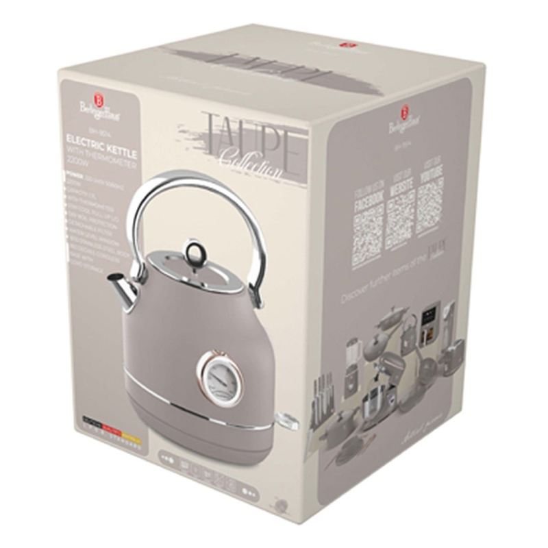 CZAJNIK ELEKTRYCZNY 1,7L Z TERMOMETREM BERLINGER HAUS BH-9514 TAUPE - obrazek 10