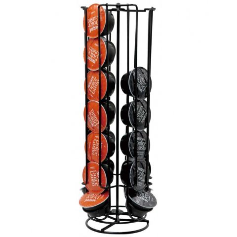 STOJAK OBROTOWY NA KAPSUŁKI DOLCE GUSTO 28szt. KINGHOFF KH-1570