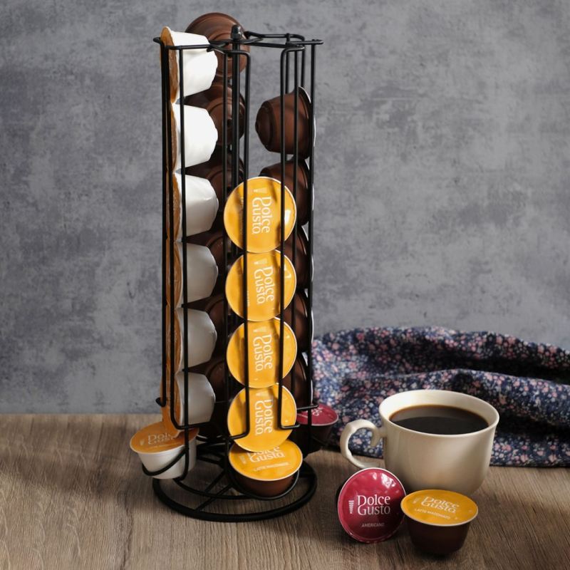 STOJAK OBROTOWY NA KAPSUŁKI DOLCE GUSTO 28szt. 2617 - obrazek 2