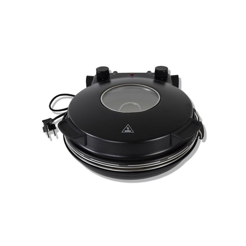 Domowy piec pizza kamień 32cm regulacja temperatury 400°C autentyczny smak - obrazek 6